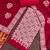 maroon unstitched print handwork with printed dupatta dress material