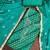 sea green unstitched print handwork with bandhani printed dupatta jam dress material