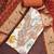 multi unstitched print handwork with woven dupatta modal butti chanderi dress material