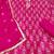 magenta unstitched print handwork with bandhani printed dupatta modal butti chanderi dress material