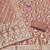 rust unstitched weaving handwork with woven dupatta banarasi modal silk blend dress material