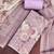 multi unstitched shimmer print handwork with printed dupatta linen dress material