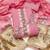 pink unstitched weaving handwork with woven dupatta dress material