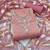 purple unstitched thread work beads work with dupatta salsa butti dress material