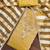 mustard unstitched thread work beads work with dupatta salsa butti dress material