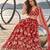 RED NET THREAD WITH ZARI AND SEQUINCE WORK FESTIVE LEHENGA CHOLI SET FOR WOMEN'S