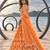 ORANGE NET THREAD WITH ZARI AND SEQUINCE WORK FESTIVE LEHENGA CHOLI SET FOR WOMEN'S