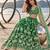 GREEN NET THREAD WITH ZARI AND SEQUINCE WORK FESTIVE LEHENGA CHOLI SET FOR WOMEN'S