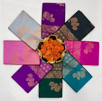 Dark green silk blend jacuard work festival saree with unstitched blouse piece 3