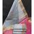 Grey pink silk blend jacuard work festival saree with unstitched blouse piece