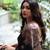 Black silk blend jacuard work festival saree with unstitched blouse piece