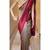 Beige maroon silk blend jacuard work festival saree with unstitched blouse piece