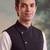 Men's black jacquard koti for men | solid woven mandarin collar nehru jacket | ethnic traditional waistcoat