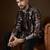 Men's black velvet kurta | geometric printed ethnic kurta | stylish traditional indian kurta for festive & party wear