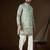 Men's sea green georgette kurta | solid embroidered ethnic kurta | stylish traditional indian kurta for festive & party