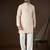 Men's peach georgette kurta | solid embroidered ethnic kurta | stylish traditional indian kurta for festive & party wear