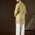 Yellow georgette solid embroidered kurta with trouser set | designer ethnic wear for men