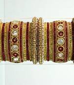 Indian Bridal Rajasthani Lakh chura Bangles (RED)