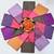 Purple silk blend jacuard work festival saree with unstitched blouse piece
