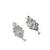 Ad stone mint necklace set with earrings for women