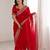 Red Embellished Zari Satin Heavy Work Saree