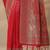 Red Embellished Banarasi Silk Blend Saree With Blouse Piece