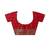 Red Embellished Banarasi Silk Blend Saree With Blouse Piece