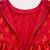 Girls's fuchsia chinon floral print knee length kurta and palazzo set