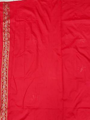 Ethnic Motifs Zari Art Silk Heavy Work Banarasi Sarees With Blouse  5