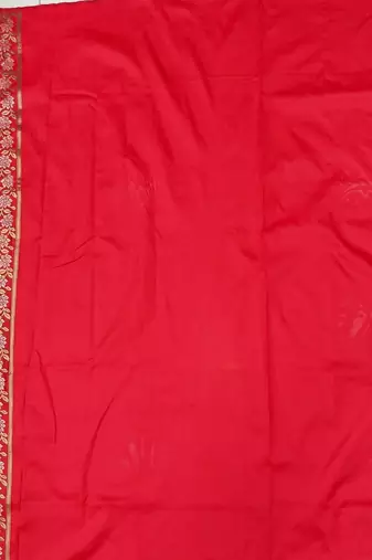 Ethnic Motifs Zari Art Silk Heavy Work Banarasi Sarees With Blouse 