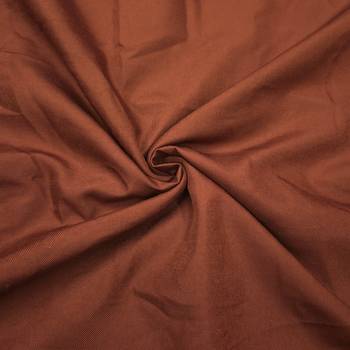 brown unstitched thread embroidery handwork with embroidered dupatta silk blend dress material 3