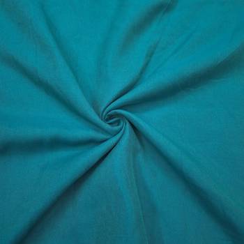teal blue unstitched thread embroidery handwork with embroidered dupatta silk blend dress material 3