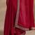 Red Solid Saree With Unstitched Blouse Piece