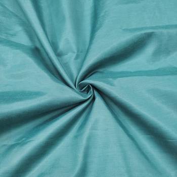 sea green unstitched thread embroidery handwork with embroidered dupatta silk blend dress material 3