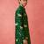 Boy's green rayon digital print knee length kurta
