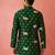 Boy's green rayon digital print knee length kurta