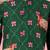 Boy's green rayon digital print knee length kurta