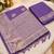 Purple silk blend woven saree