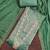 light green unstitched thread work beads work with embroidered dupatta viscose salsa dress material