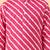Boy's pink cotton striped knee length kurta