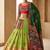 Green Mirror Navratri Lehnega Choli With Dupatta