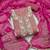 pink unstitched thread work beads work with embroidered dupatta salsa dress material