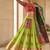 Green Mirror Navratri Lehnega Choli With Dupatta
