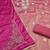 pink unstitched thread work beads work with embroidered dupatta salsa dress material