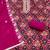 multi unstitched print handwork with embroidered dupatta silk blend dress material