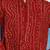 Boy's red rayon digital print knee length kurta