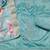sea green unstitched thread embroidery handwork with digital printed woven dupatta dress material