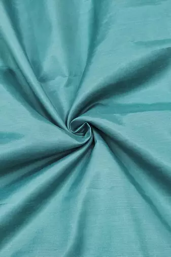 sea green unstitched thread embroidery handwork with digital printed woven dupatta dress material