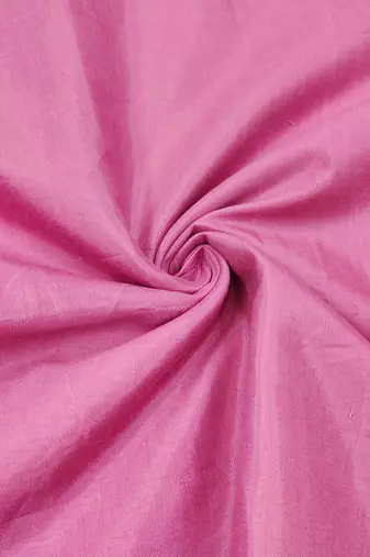pink unstitched thread embroidery handwork with digital printed woven dupatta dress material