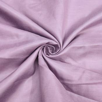 lavender unstitched thread embroidery handwork silk blend dress material 3